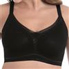 Anita Essential Smart - Reggiseno da donna senza ferretto, coppe senza cuciture, coppe rimovibili e spalline regolabili, Nero , XXL