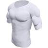 Baoblaze Maglietta con muscoli finti da uomo, maglietta imbottita per bodybuilding, per travestimenti e cosplay, M