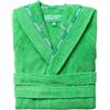 United Colors of Benetton Rainbow | Accappatoio con Cappuccio | Taglia L/XL | 100% Cotone | Asciugatura Veloce | Unisex | Adatto per Lavatrice | Colore Verde