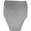 MORETTA N.6 Slip Mutanda Donna Vita Alta 100% Cotone Made in Italy Bianco Costina