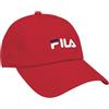 FILA Bangil Cappellino da Baseball, Rosso Vivo, Taglia Unica Unisex-Adulto