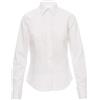 PAYPER Manager Lady Camicia Sfiancata da Donna a Manica Lunga 100% Cotone Pettinato Pinces di ripresa Polso Sagomato Dietro con carrè Bianco (M)