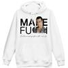 Createe Felpa Cappuccio Edoardo (Bianco, XXL)