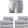 Rainjia 10 mutande usa e getta, in cotone, da uomo, usa e getta, per fitness, viaggi, hotel, spa, ospedale, 45-90 kg