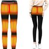 YURCI Pantaloni Leggings Riscaldati Elettrici USB, Pantaloni Riscaldanti Termici Lavabili, Pantaloni Riscaldanti Invernali Intelligenti