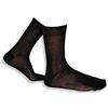 Frencis 6 Paia Calze Calzino FILO DI SCOZIA Ultra Sottile Corto Uomo Rimagliate a mano (Nero, 10½11 (39-42))