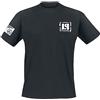 Linkin Park Flag Uomo T-Shirt Nero 4XL 100% Cotone Regular