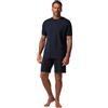 JP 1880 Pigiama Corto in Jersey mélange con t-Shirt e Shorts Blu Scuro 7XL 826253130-7XL