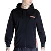 adidas Felpa con zip nera da uomo Adibreak, Nero , L
