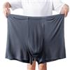ZPLMIDE Boxer da uomo di grandi dimensioni senza cuciture in cotone (13XL), biancheria intima di grandi dimensioni traspirante (9XL (130-155 kg), nero-3 pezzi)