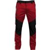 Generico Pantaloni Uomo da Lavoro con Interno in Pile micropilling Modello Harlem (IT, Testo, M, Regular, Regular, Rosso)