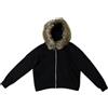 Generico Unisex retrò Sciolto Casual Cerniera Pelliccia Sintetica Collare Felpa con Cappuccio Y2k Moda Hip Hop Punk Strada Tendenza Rock Goth Harajuku Felpa con Cappuccio Leggera (A,S)