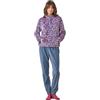 Noidinotte; more than pyjamas Noidinotte - Pigiama Donna Coral Articolo Fiori. - M Azzurro