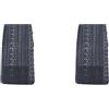 Paowsietiviity Collant in cotone lavorato a maglia Donne Ragazze Bella Pelle amichevole Calza a vita alta Calze a righe scavate Collant femminili Grigio, Set da 2 (nero), 8