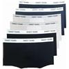 Sweet Years Underwear Boxer Uomo Sweet Years 6 Pz Cotone Elasticizzato 2 Bianco 2 Nero 2 Blu Moda Egidio (IT, Testo, XL, Regular, Regular)