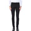 Ciabalù Pantaloni Uomo Eleganti Invernali Elasticizzati in Cotone Caldo con Microfantasia Modello Chino Comodo Casual da Lavoro Ufficio (IT, Numero, 50, Regular, Regular, Nero)