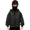 Dasongff Maglione passamontagna per bambini, felpa con cappuccio Balaclava con zip con cappuccio e cerniera, giacca calda con cappuccio Balaclava Passamontagna Moto Maschera antivento per sport all'aria aperta