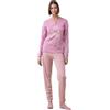 Noidinotte; more than pyjamas Noidinotte - Pigiama Donna Caldo Cotone Articolo Bear. - L Rosa