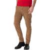 Timezone Pantaloni Cargo Uomo Regular Fit Slim Leg Tasche a Soffietto Misto Cotone Elastico, Colore:Castano Scuro, Taglia Pantalone:31W / 34L, Lunghezza della Gamba:L34