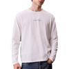 Calvin Klein Jeans - Maglietta a maniche lunghe, Uomo, Bianco, Standard, M