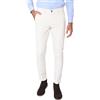 Ciabalù Pantaloni Uomo Eleganti Invernali Sartoriali in Cotone Caldo Pantaloni Chino Vita Regolare Slim Fit Made in Italy (IT, Numero, 48, Regular, Regular, Blu)