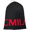 Enzo Castellano Cappello Milan Nero con Scritta Rossa, Berretto Invernale con Gancio