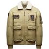 Aeronautica Militare Giacca Pilot Uomo con Collo Removibile 252AB3024UCT03151 8057630555518-48 Beige 48