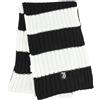 JUVENTUS Sciarpa a maglia Righe 100% PC Prodotto Ufficiale JUVENTUS 133644