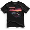 CARSPIRIT T-Shirt Nero Carrera 911, Taglio Regolare, Manica Corta, 100% Cotone, Nero , 3XL