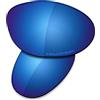 Saucer Lenti di ricambio premium per occhiali da sole Oakley Valve 1.0, Blu notte Polarizzato, Taglia unica