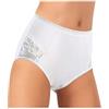 JADEA - Confezione da 6 Pezzi Culotta Donna (Bianco, 8)