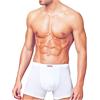 Primal Boxer Uomo in Cotone BIELASTICO, Offerta 6 e 12 Pezzi, Boxer Elastico infilato 80233201 (6 Pezzi -Bianco, XL)