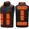DeHolifer Gilet Riscaldato per Uomo e Donna,Riscaldata Elettrico USB Giacca con 13 Zone di Riscaldamento Giubbotto,Termico Gilet Antivento Impermeabile Cappotto Invernale Giubbotti da Attività All'Aperto
