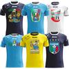 BrolloGroup Maglietta Calcio Napoli Campione d'Italia 2025 4 Scudetti Peperoncino Personalizzabile con Nome e Numero T-Shirt Tecnica Zeus Mida Calcio Scudetto Napoli PS 41076-MIX