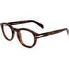 David Beckham Montatura DB 7069 EX4 BROWN HORN 45/25/145 Uomo