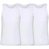 VEQUÈ Set da 3 Pezzi Canotta da Uomo in Cotone Kit Canottiera Maglia Intima Leggera Estiva (IT, Testo, XXL, Regular, Regular, Bianco)