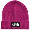 The North Face Berretto TNF Box Logo Cuffed, Fuschia Pink, One Size