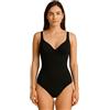 LADY·C Body Donna Cotone Elasticizzato Senza Ferretto - Body Modellante Morbido con Cucitura Seno Sagomata, Spalla Media, Traspirante e Confortevole (BIANCO, L)