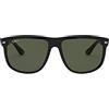 Ray-Ban - Occhiali da sole Rb4147 Rettangolari, Uomo, Black Frame/ Crystal Green Lens