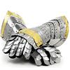 Nagina International Medievalz Warrior Steel Gothic Knight Style Warrior Guanti funzionali e guanti | Accento ottone [B081FL3CVV]