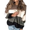 Pengniao Maglione Oversize Donna Invernale Maglioni Donne Manica Lunga Invernali Larghi Pullover Donna Largo Taglie Forti Maglione Lavorato Maglia Girocollo Maniche Lunghe Caldi Pesanti Maglioncino Nero 5XL