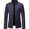 vokkrv Blazer da Uomo Slim Fit Giacca da Abito con Un Bottone Suit Jacket Giacca Elegante Formale for Wedding Business Evening da Lavoro Casual Giacche da Smoking Cerimonia Fiesta Cappotto