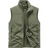 Peuignao Gilet Pile Uomo Reversibile Gilet Felpato Multitasche Softshell Micropile Lavoro Giubbotto Smanicato Giubbino senza Maniche Giacca Giacchetto Multitasca Smanicato da Uomo Taglie Forti Montagna Outdoor