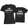t-shirteria Coppia Magliette Festa della Mamma Madre Figlia Nome Personalizzabile Bimba The Original The Remix Disco Tecnologia Neon Ragazzina Tecnologia Idee Regalo
