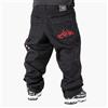 The blueskin Jeans Baggy Balck/Black Uomo e Ragazzo, Stile Skate, Rap, Hip Hop, Pantaloni Larghi, 100% Cotone | Taglia W28 IT 42