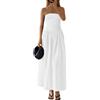 nicticsi Vestito Maxi da Donna Elegante Abito a Colori a Contrasto Senza Maniche/Manica Corta Casual Gonna da Spiaggia Comodo e Traspirante Patchwork Abiti Lungo Estate Tube Dress F Nero M