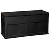 Toomax baule multibox trend da 320 litri, resistente ai raggi UV, colore nero, dimensioni 119x46x60h cm.