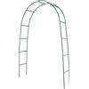 Verdemax 8015358034494 Arco in Ferro Decorativo per rampicanti Verde Giardino sostegni Piante, Unica