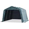 vidaXL Tendone Bestiame Rimovibile PVC 550 g/m² 3,3x4,8 m Verde Scuro