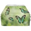 JUMBEAR Bella copertura verde per barbecue a forma di farfalla, adatta per Weber, Brinkmann, Char-Broil, resistente, resistente ai raggi UV e impermeabile, antistrappo (165 x 63,5 x 114 cm)